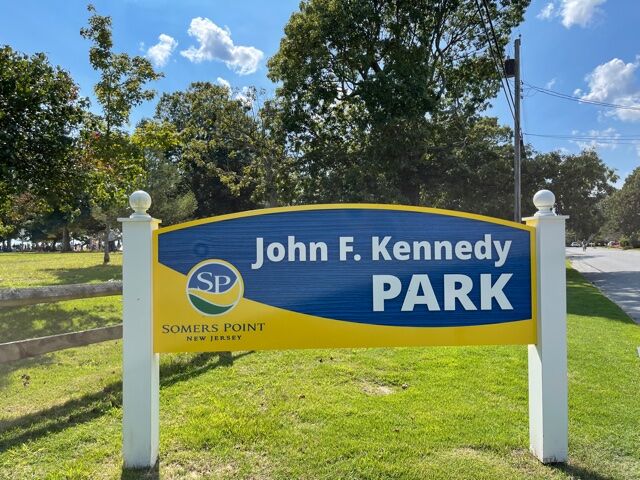 John F. Kennedy Park sign